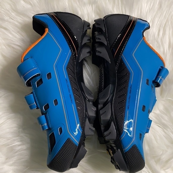 Louis Garneau sapphire blue/orange cycling shoe main image 7